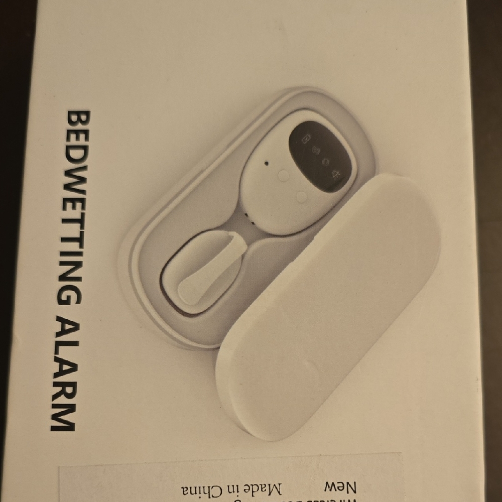 Compact White Bedwetting Alarm